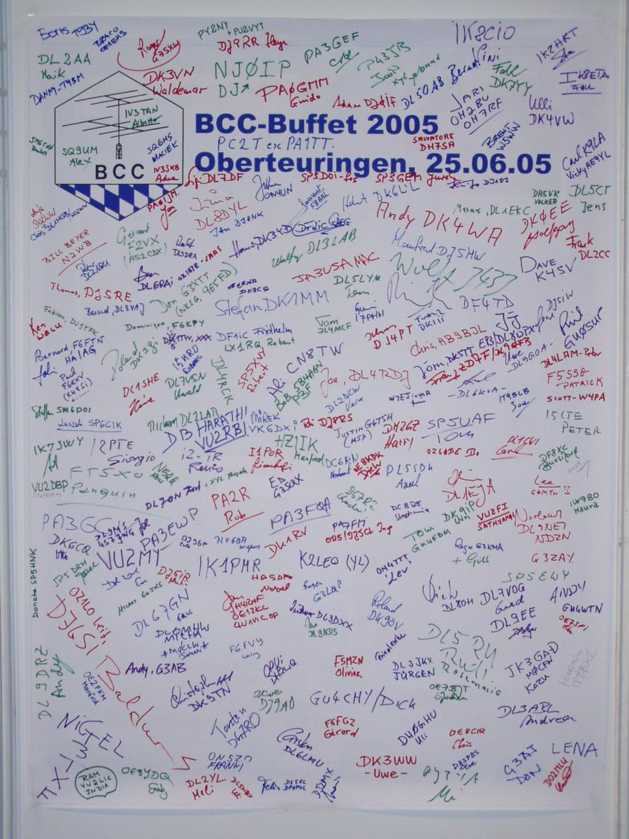 HAM RADIO 2005 - BCC-Buffet