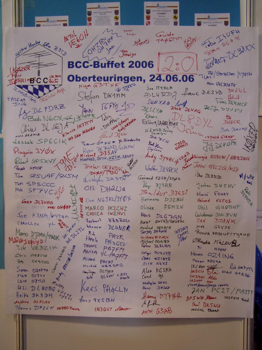 HAM RADIO 2006 - BCC-Buffet